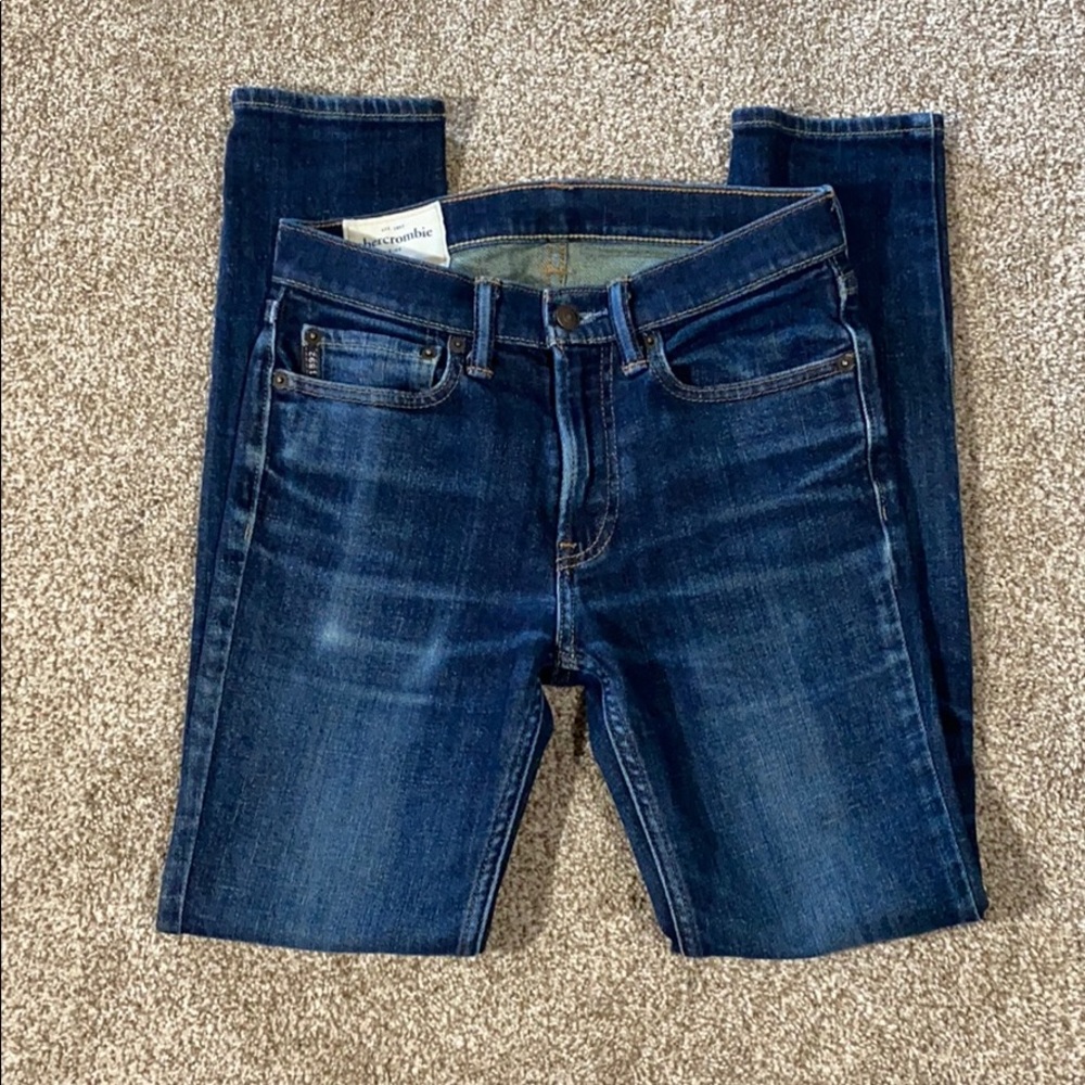 Boys Abercrombie Distressed Jeans